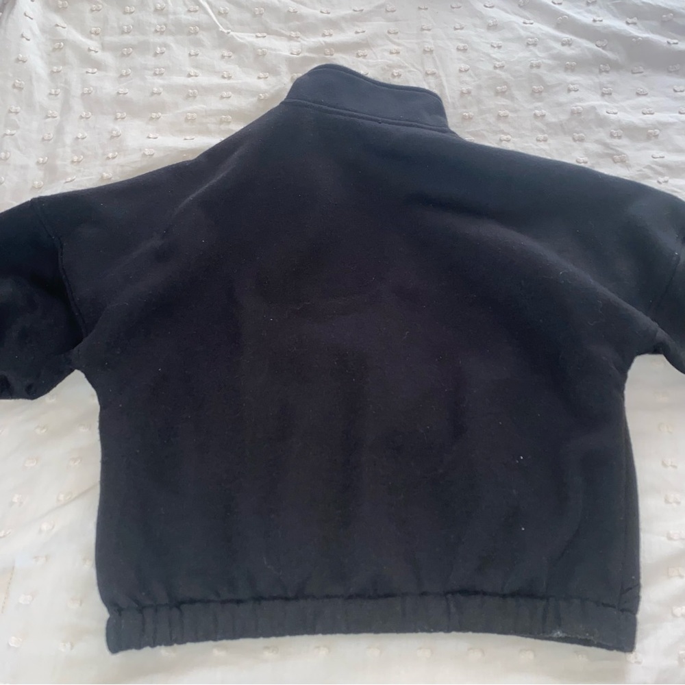 Black Half-Zip Pullover - image 3